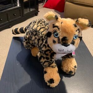 Leopard Girl Scout stuffed animal